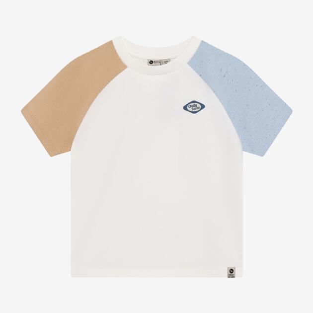 Daily Seven - T-shirt Contrast 920302 - 1021 - Egret