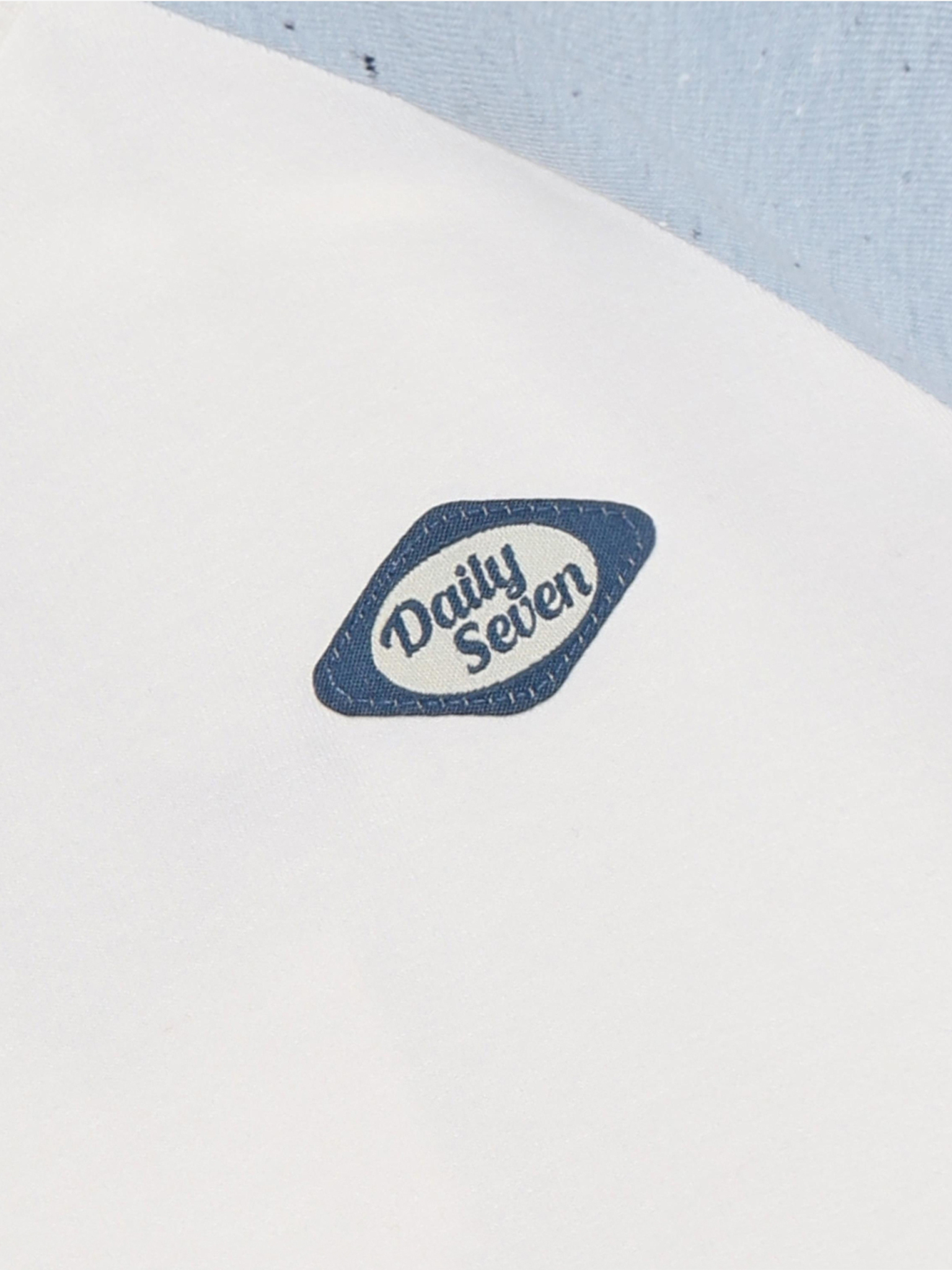 Daily Seven - T-shirt Contrast 920302 - 1021 - Egret – Bild 3