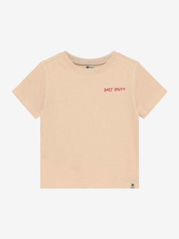 Daily Seven - T-shirt Backprint 920307 - 2227 - Latte Sand