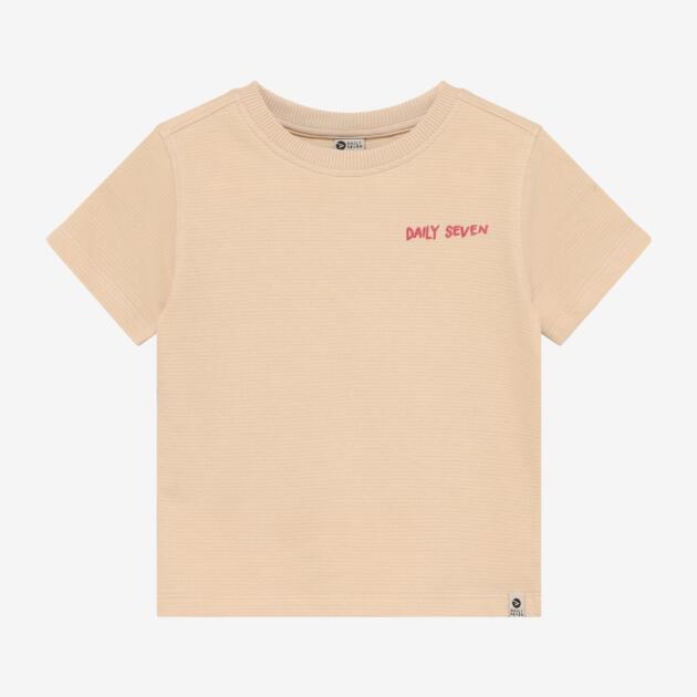 Daily Seven - T-shirt Backprint 920307 - 2227 - Latte Sand