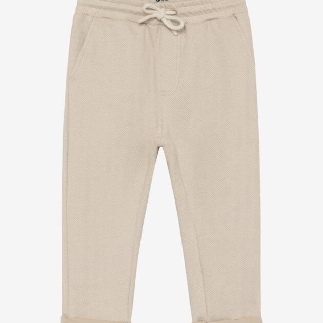 Daily Seven - Herringbone Pants 920325 - 2227 - Latte Sand