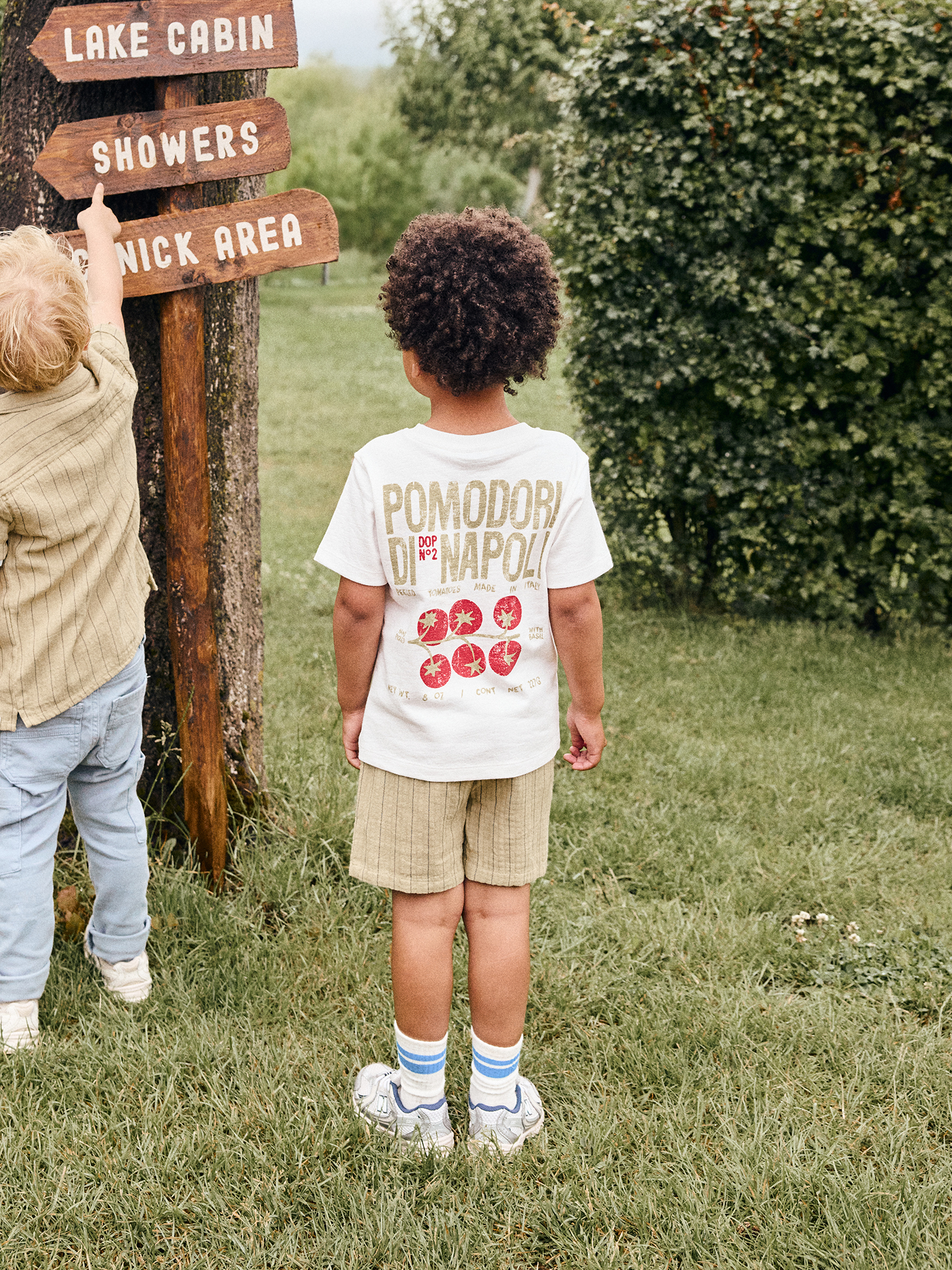 Daily Seven - Shorts Small Stripe 920327 - 9589 - Pale Olive Green – Bild 4