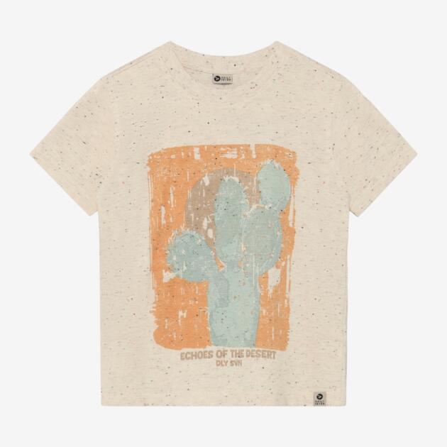 Daily Seven - T-shirt Nappy Print 920348 - 2020 - Sandshell