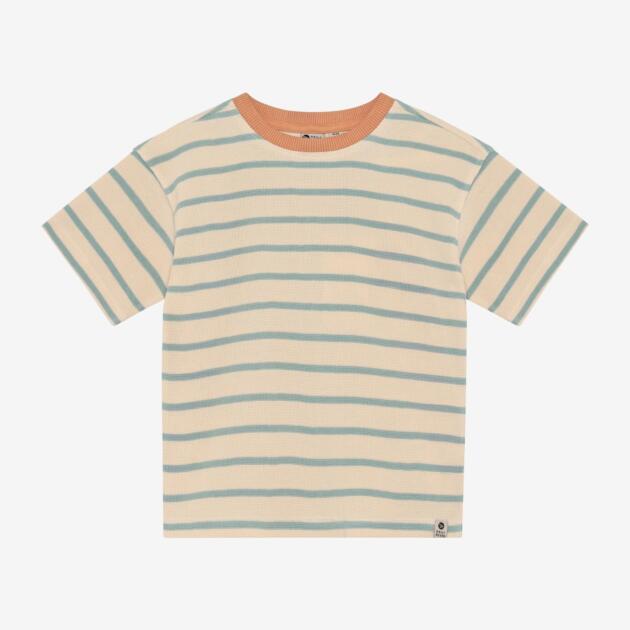 Daily Seven - Oversized T-shirt Stripe 920351 - 2020 - Sandshell