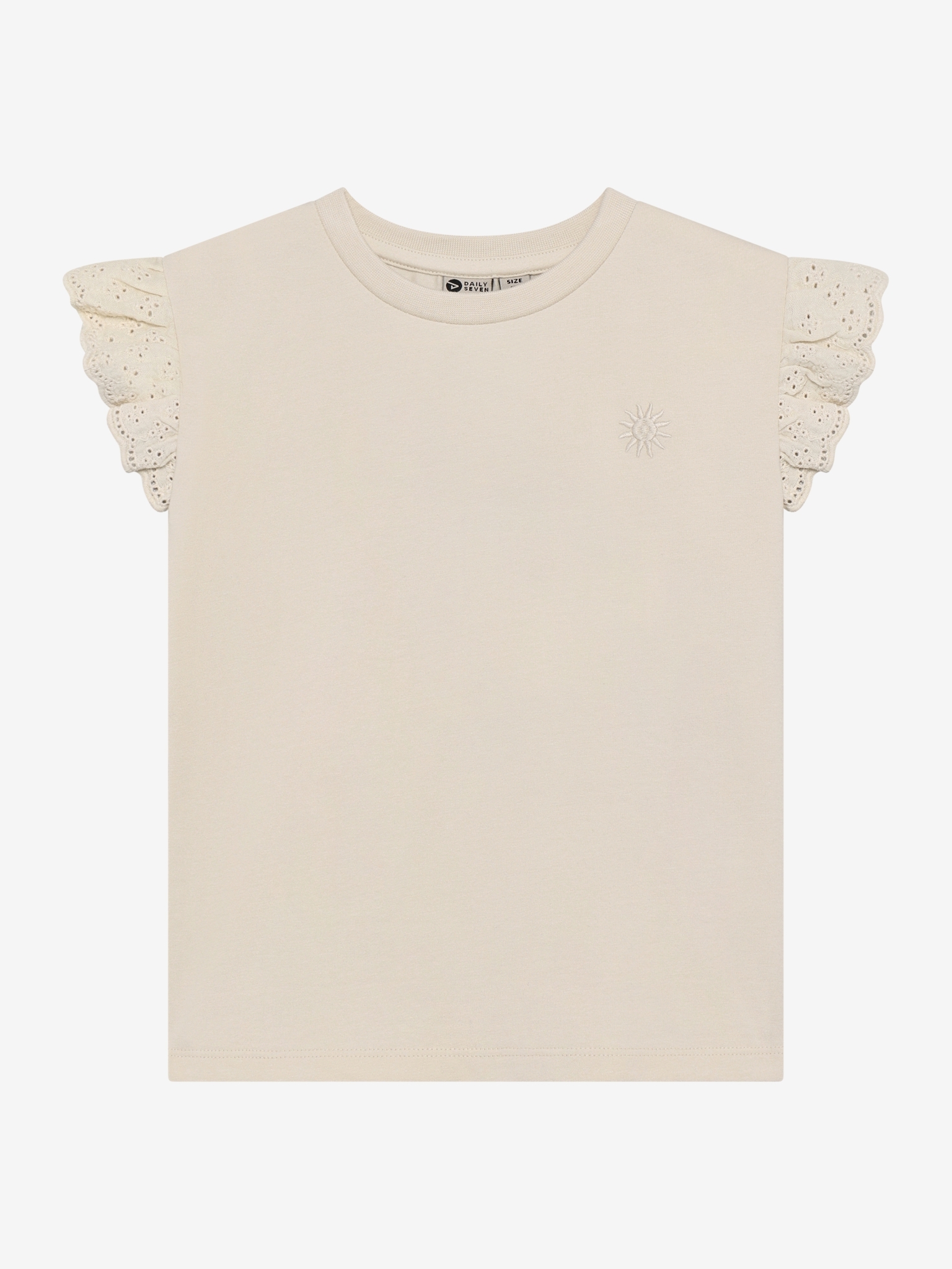 Daily Seven - T-shirt Broderie 930405 - 2020 - Sandshell