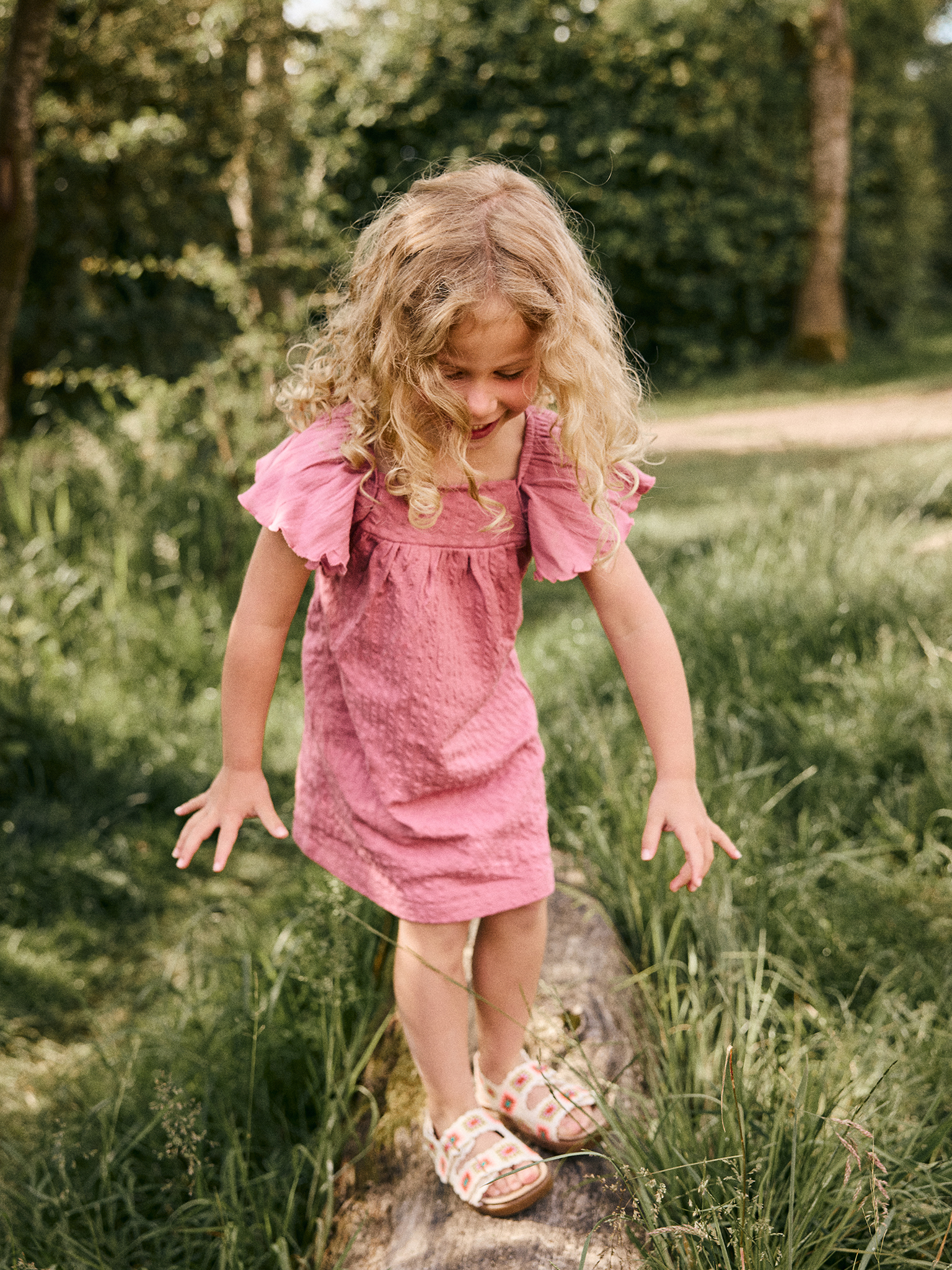 Daily Seven - Dress Wide Sleeve 930408 - 5608 - Heather Rose – Bild 4