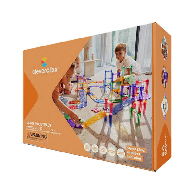 Cleverclixx Large Race Track Pastel 80 Teile