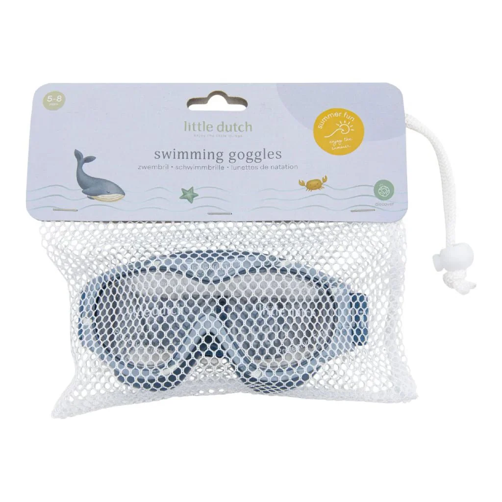 Little Dutch Ocean World Schwimmbrille Blau – Bild 2