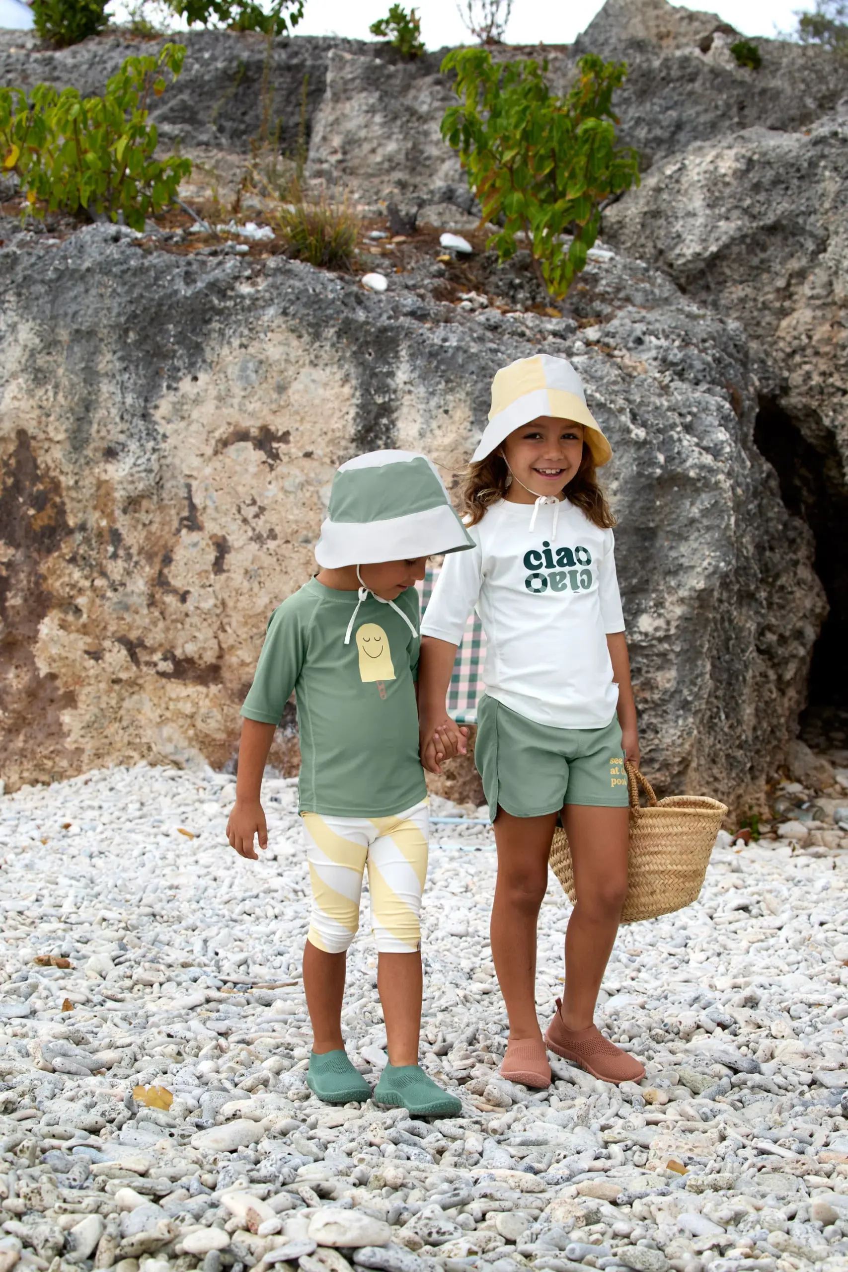 Lässig BADEHOSE KINDER, GRÜN – Bild 2