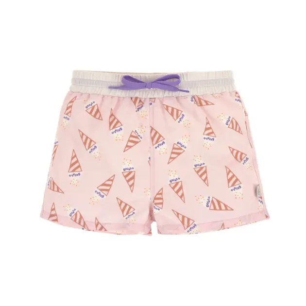 Lässig BADEHOSE BABY (MIT WINDEL) - EIS, ROSA