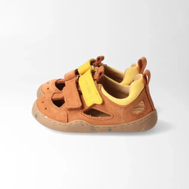 bLIFESTYLE Barfuß-Sandale kammmolchSTYLE haselnuss