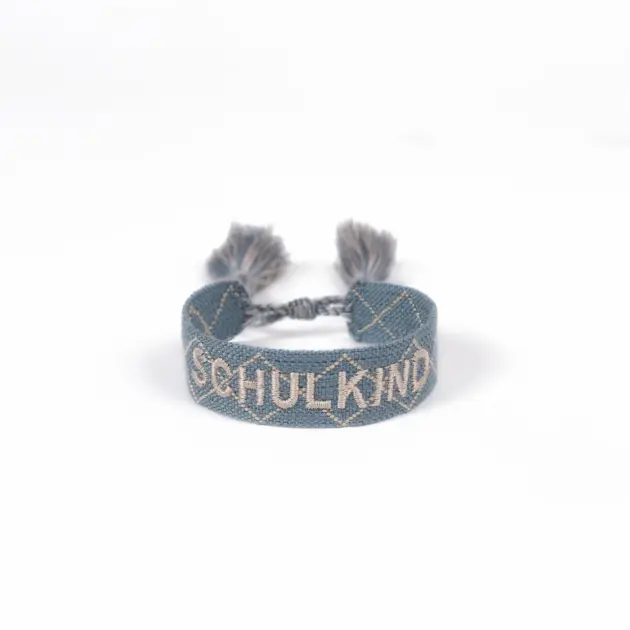 Leevje Armband WOVEN BRACELET 'SCHULKIND' IN BLUE