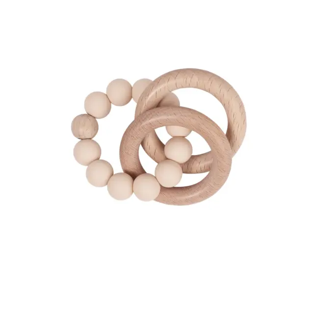 Leevje TEETHING RING 'CAPPUCCINO'