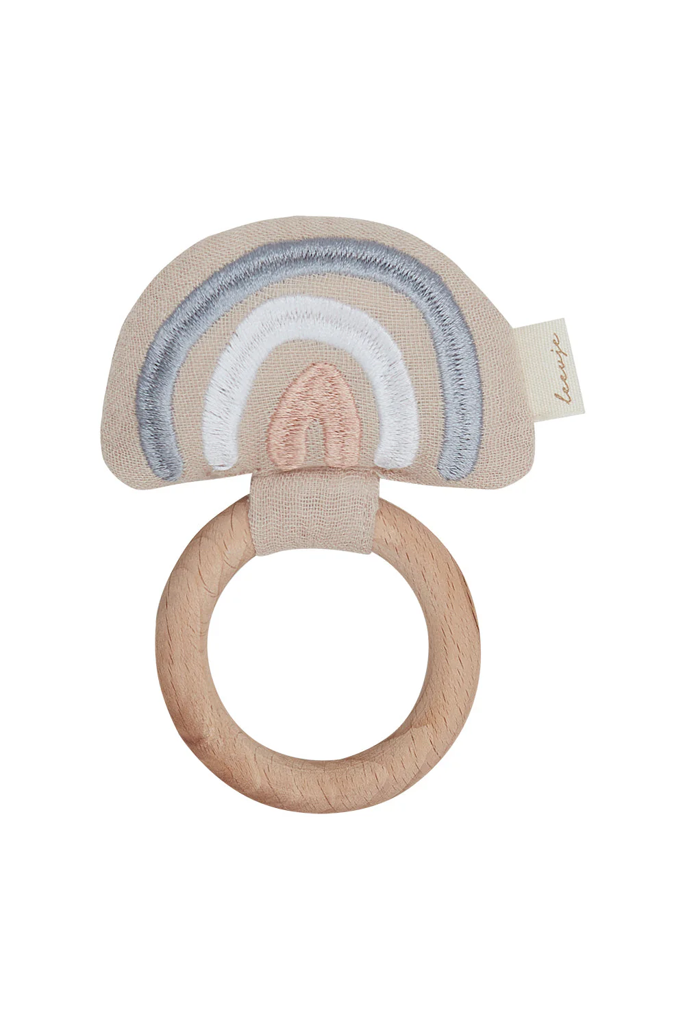 Leevje MUSLIN RING RATTLE 'RAINBOW'