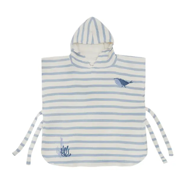 Leevje MUSLIN PONCHO 'OH HEY VACAY'