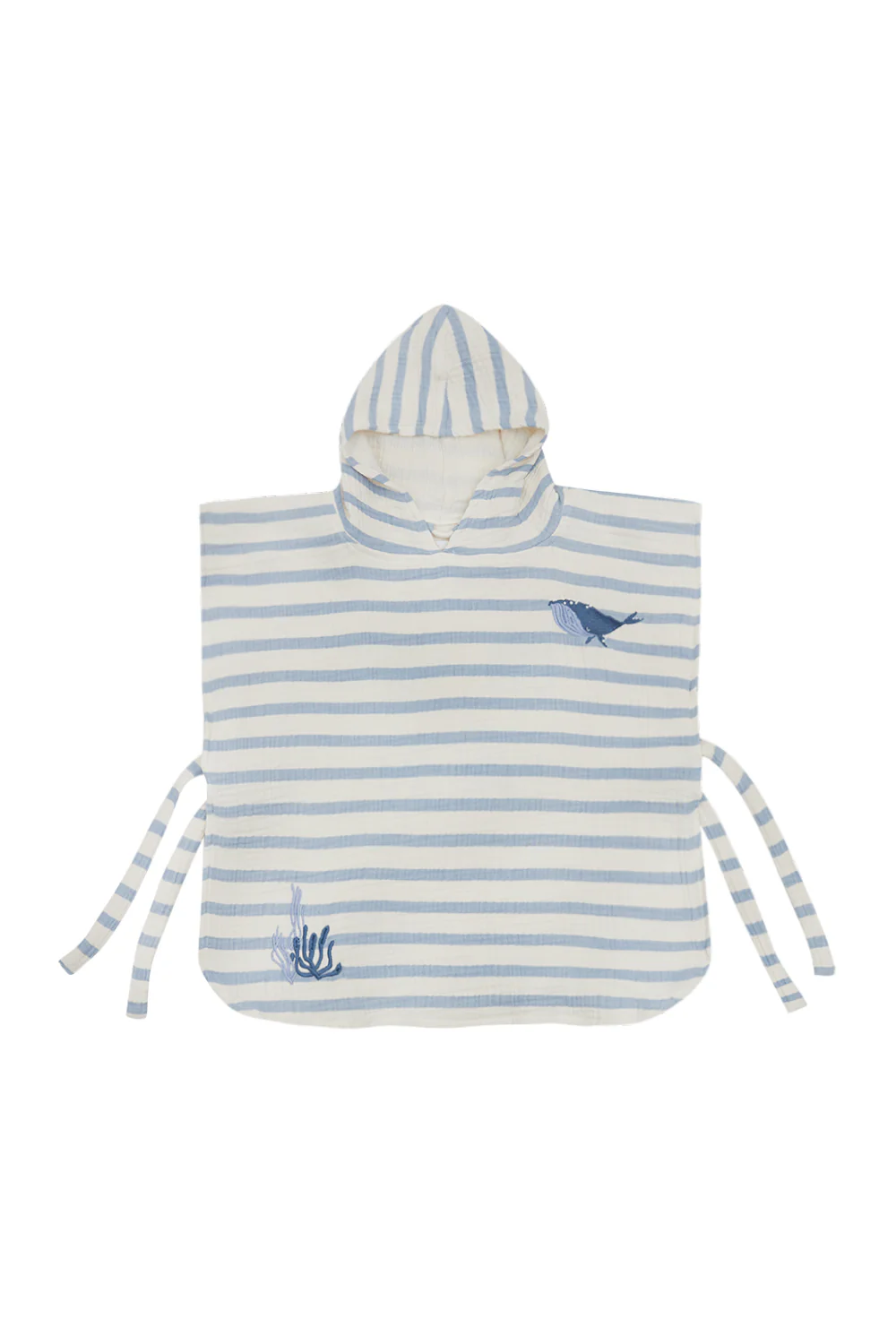 Leevje MUSLIN PONCHO 'OH HEY VACAY'