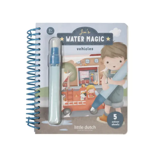 Little Dutch Wasserstift Malbuch Jim Water Magic