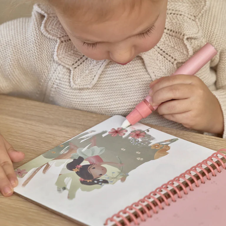 Little Dutch Wasserstift Malbuch Rosa Water Magic – Bild 3