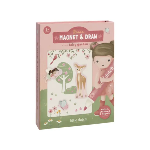 Little Dutch Magnetisches Aktivitätsbuch – Rosa