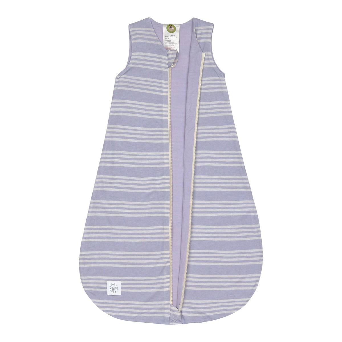 Lässig Sommerschlafsack Tencel™ 0.5 TOG striped lilac – Bild 3