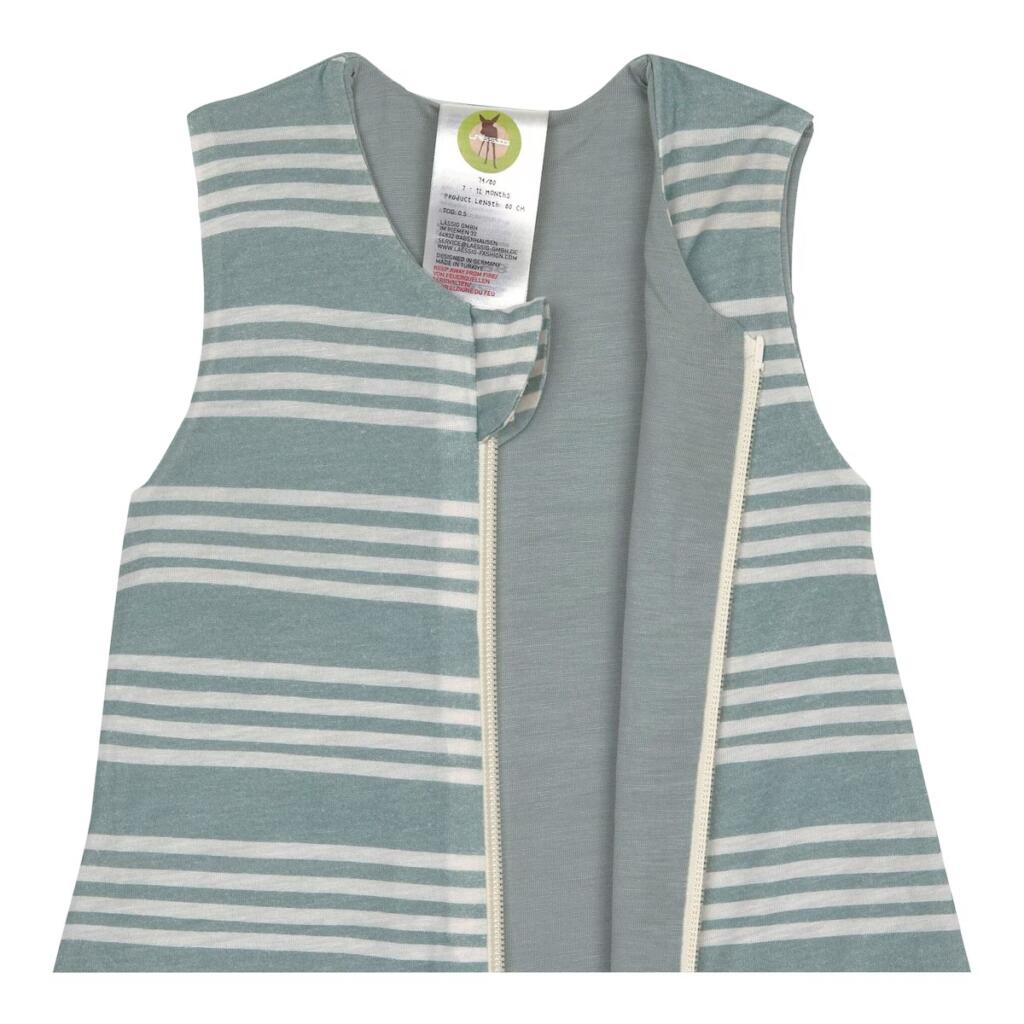 Lässig Sommerschlafsack Tencel™ 0.5 TOG striped green