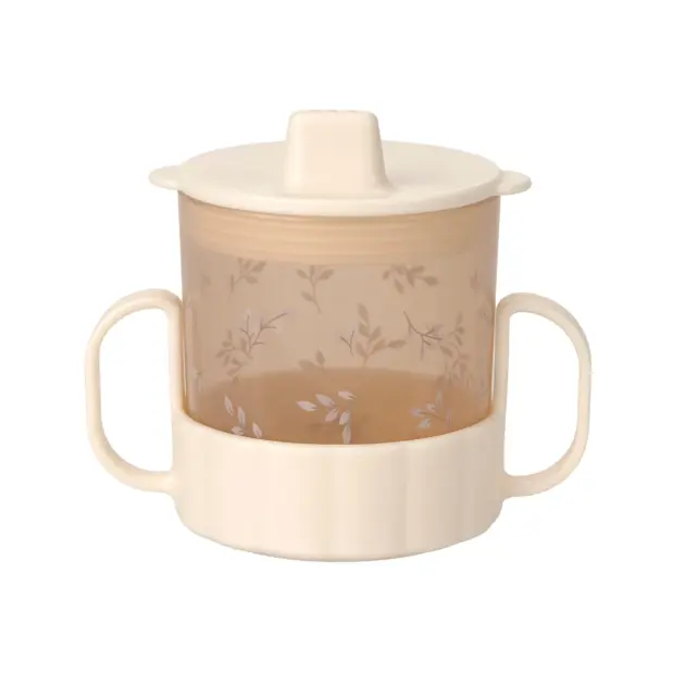 Lässig KINDERGESCHIRR SET (TELLER - SCHÜSSEL - BECHER - LÖFFEL), BLÄTTER