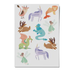 Nuukk Kindertattoos “Einhorn” – Bild 2