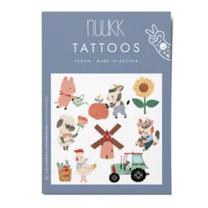 Nuukk Kindertattoos “Bauernhof”