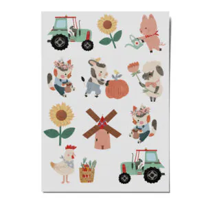 Nuukk Kindertattoos “Bauernhof” – Bild 2