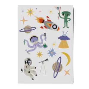 Nuukk Kindertattoos “Space” – Bild 2