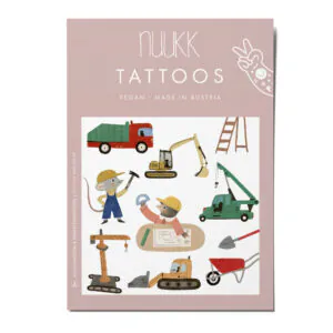 Nuukk Kindertattoos “Baustelle”