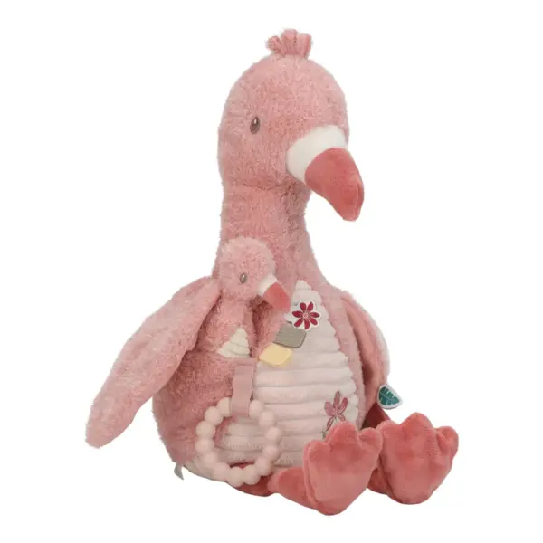 Little Dutch Flamingo-Aktivitätsplüschtier – Rosa