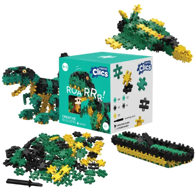Nano Clics - Kreative Bausteine - 125-teiliges Set