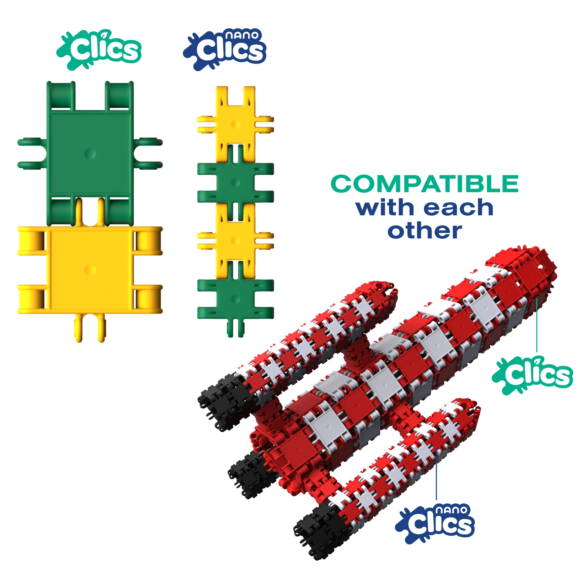 Nano Clics - Kreative Bausteine - 125-teiliges Set – Bild 6