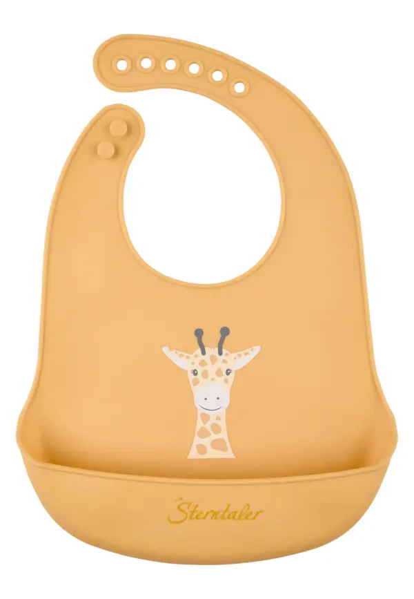 Sterntaler Silikon Lätzchen Giraffe Kaya mit Auffangfach