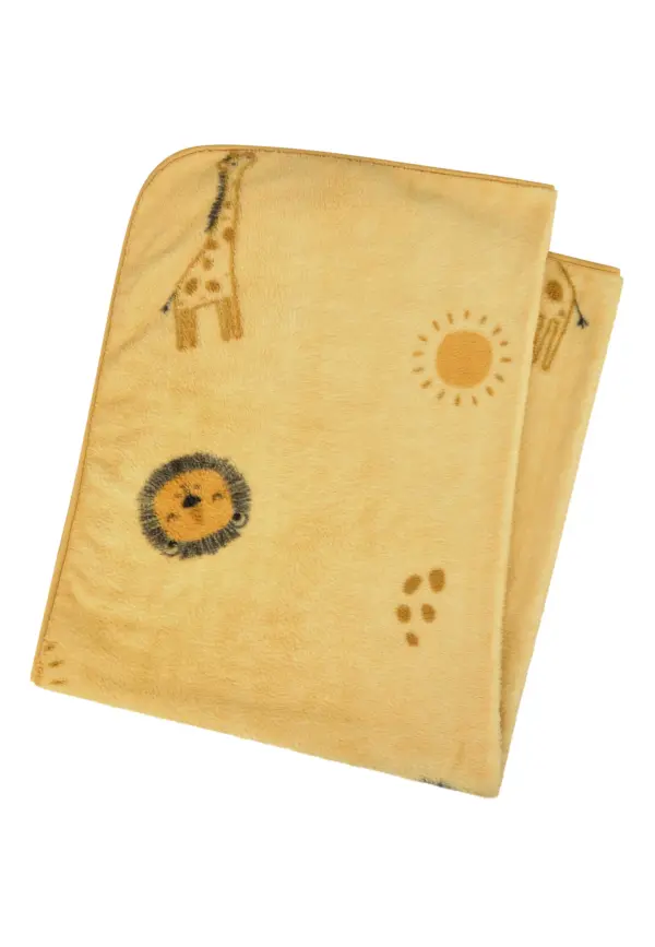 Sterntaler Babydecke Safari aus Plüsch 100x75 cm