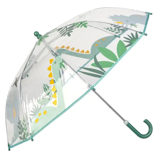 Sterntaler Kinderregenschirm Dino Rexi transparent