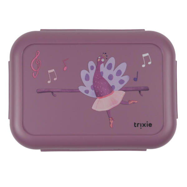 Trixie Brotdose mit Clips Ballerina-Pfau
