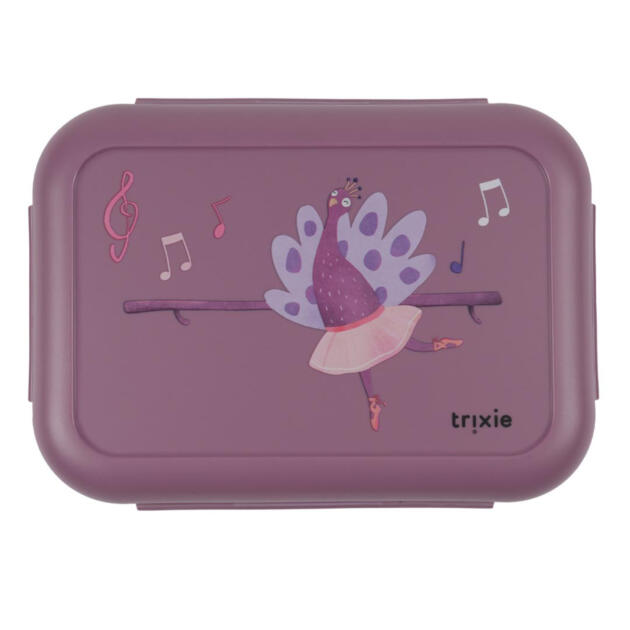 Trixie Brotdose mit Clips Ballerina-Pfau