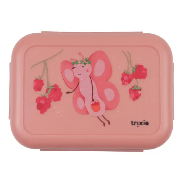 Trixie Brotdose mit Clips Früchtefee-Schmetterling
