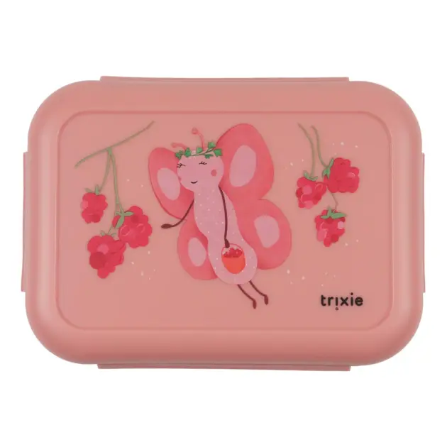 Trixie Brotdose mit Clips Früchtefee-Schmetterling
