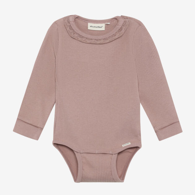 Minymo - Body  Tencel LS Rib 114403 - 6510 - Fawn