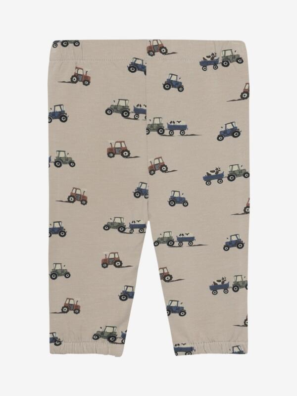 Minymo - Pants AOP Sweat 114442 - 1206 - Feather Gray