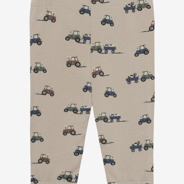 Minymo - Pants AOP Sweat 114442 - 1206 - Feather Gray