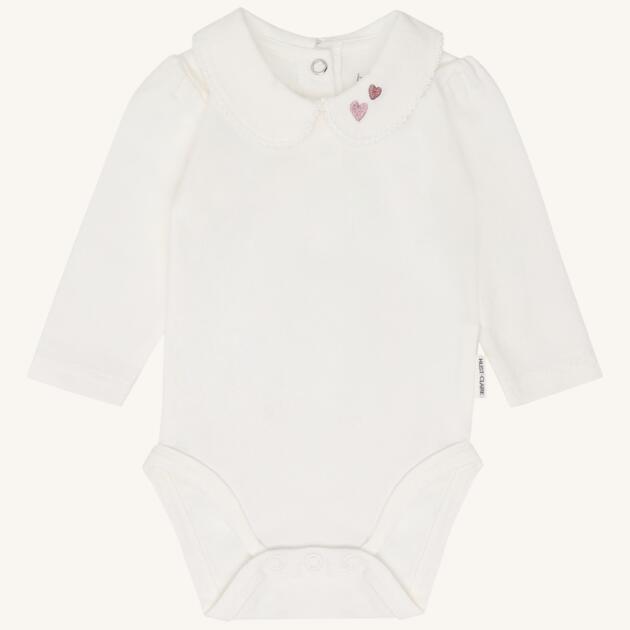 Hust & Claire HCBebe Collar Langarmbody – Elfenbein