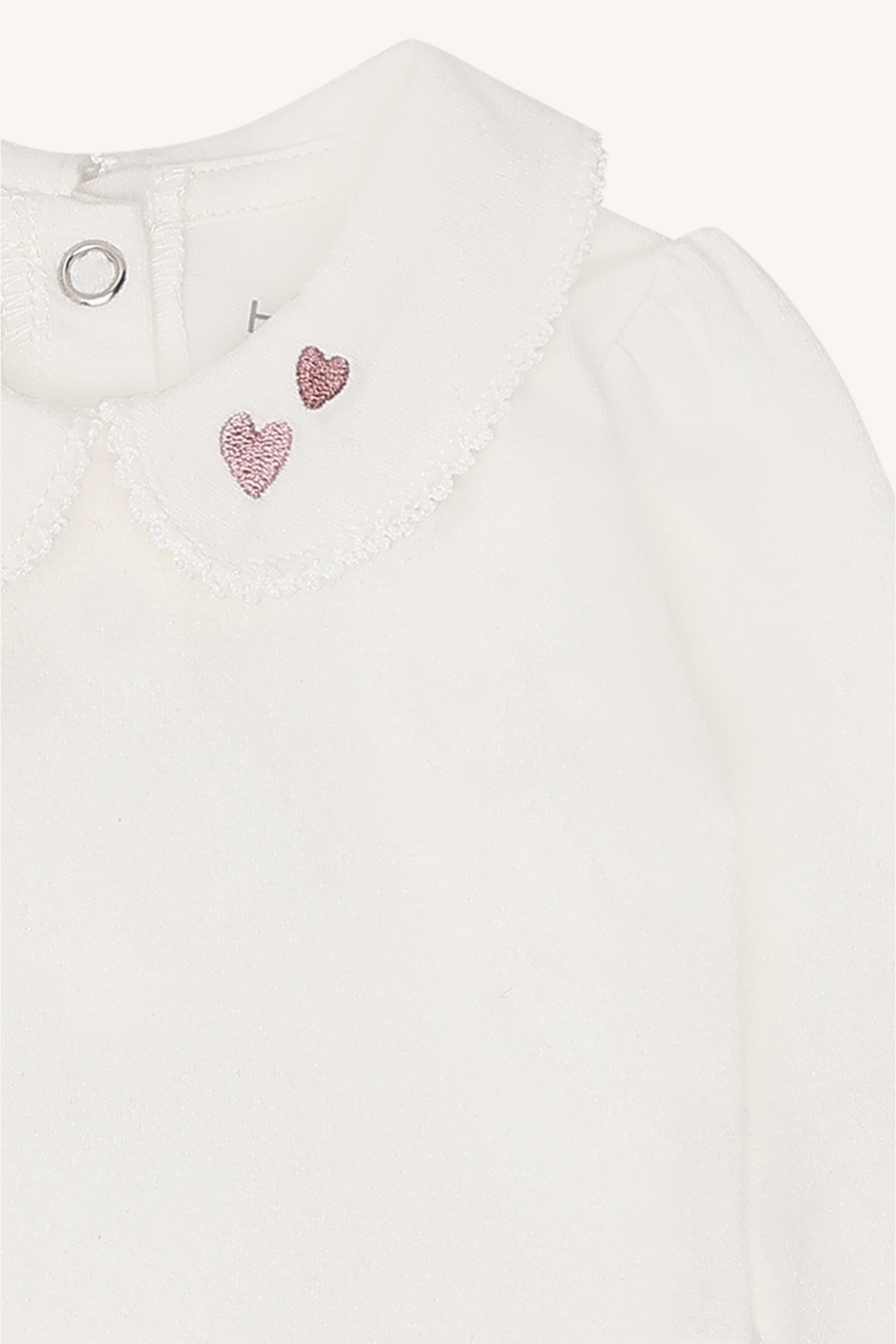 Hust & Claire HCBebe Collar Langarmbody – Elfenbein – Bild 3