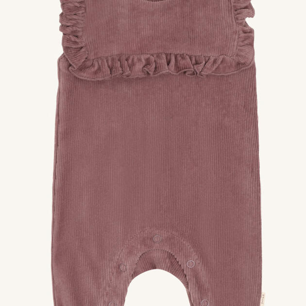 Hust & Claire HCMem Velour Overall – Pflaume