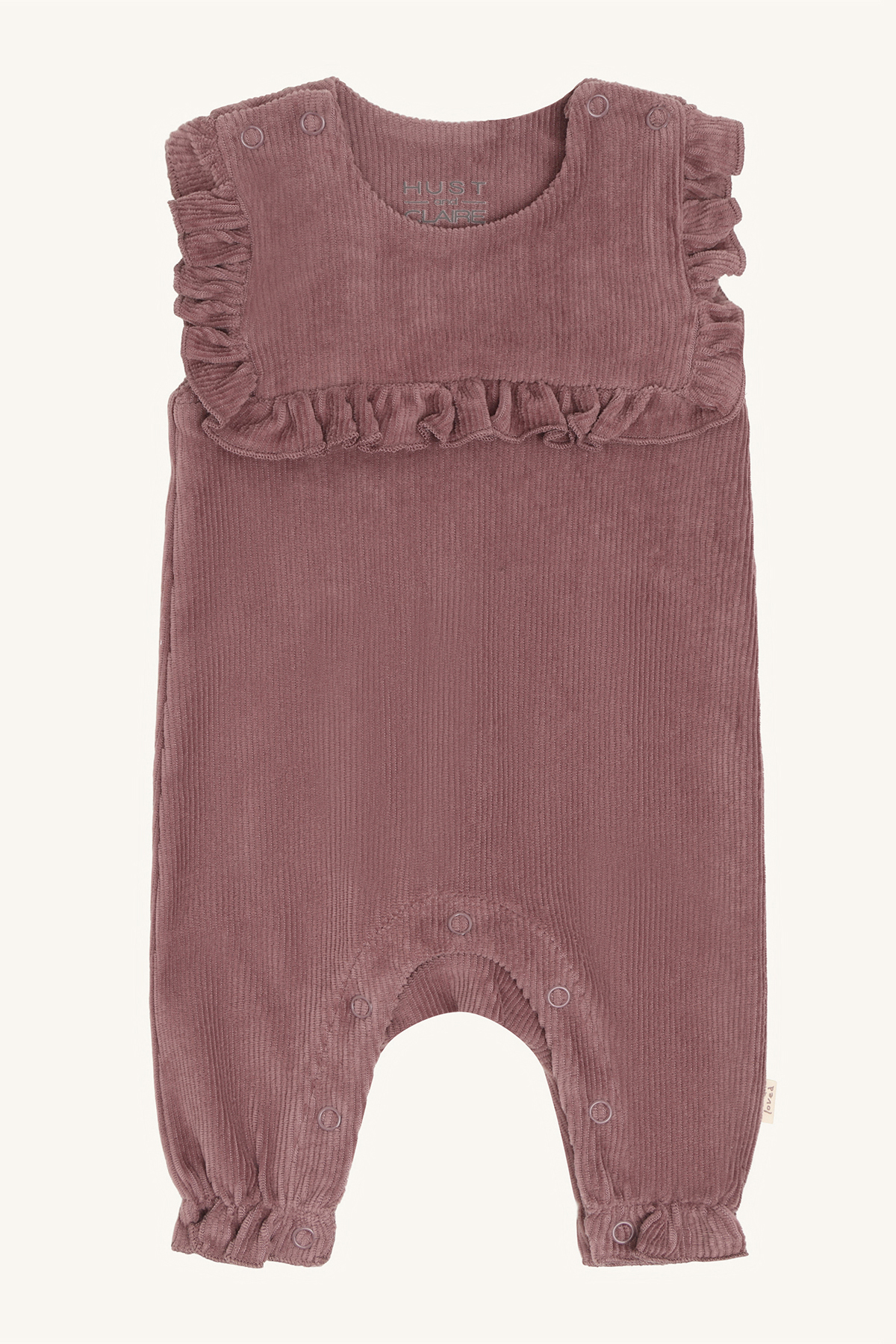 Hust & Claire HCMem Velour Overall – Pflaume