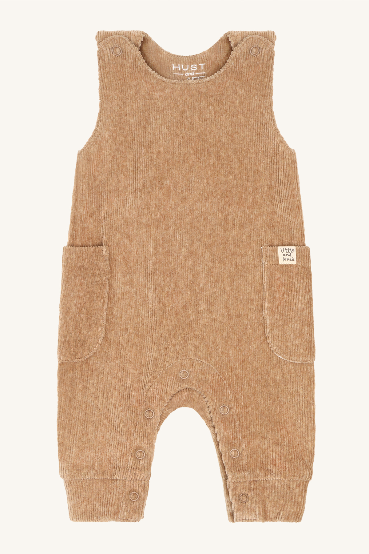 Hust & Claire HCMem Velour Overall – Biskuit
