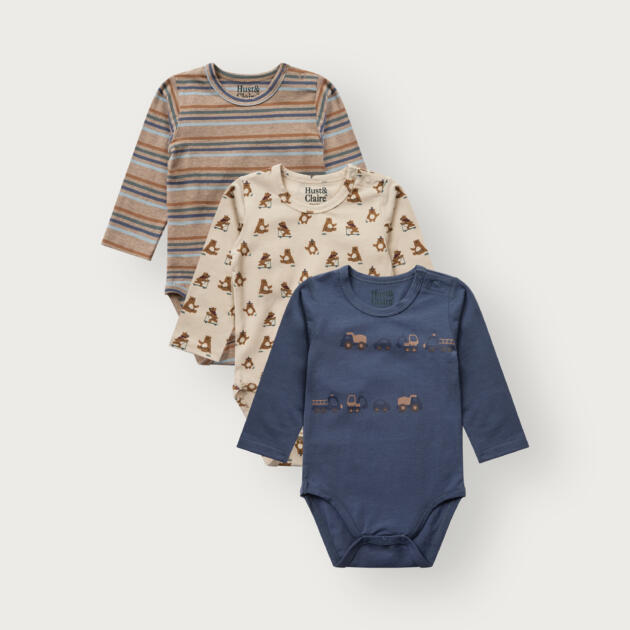 Hust & Claire HCBertram Play Langarmbody – Beige meliert